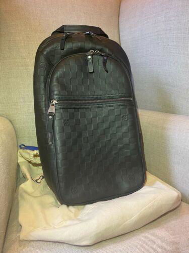               Damier Michael N58024 Graphite PVCx leather Men's Backpack men bag 4