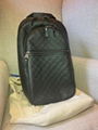 LOUIS VUITTON Damier Michael N58024 Graphite PVCx leather Men's Backpack men bag