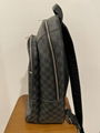 LOUIS VUITTON Damier Michael N58024 Graphite PVCx leather Men's Backpack men bag