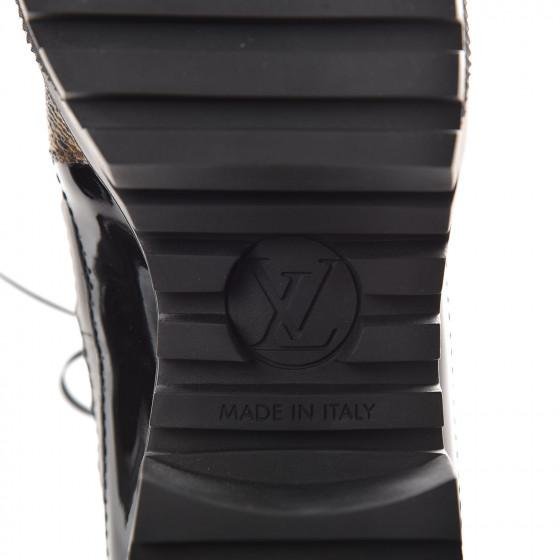               Suede Calfskin Monogram Laureate Platform Zip Up Desert Boots  LV 5