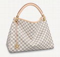               Damier Azur canvas ARTSY Tote handbag     ashion bags