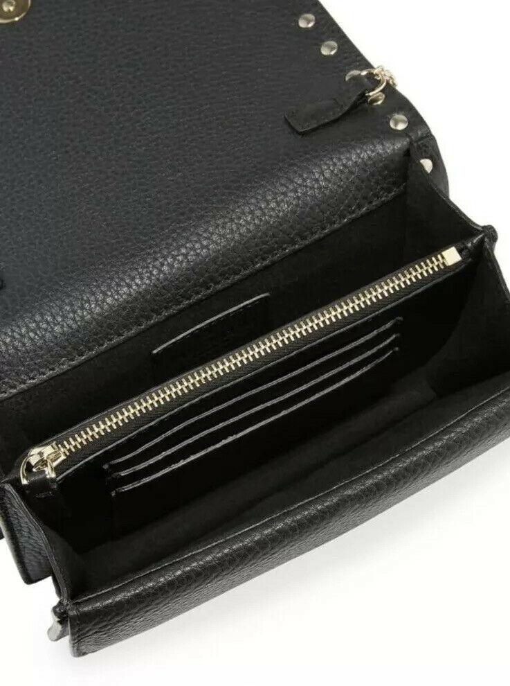 VALENTINO GARAVANI Rockstud Vitello Chain Clutch Shoulder Bag handbag sale 