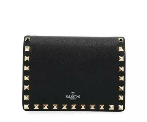 VALENTINO GARAVANI Rockstud Vitello Chain Clutch Shoulder Bag handbag sale 