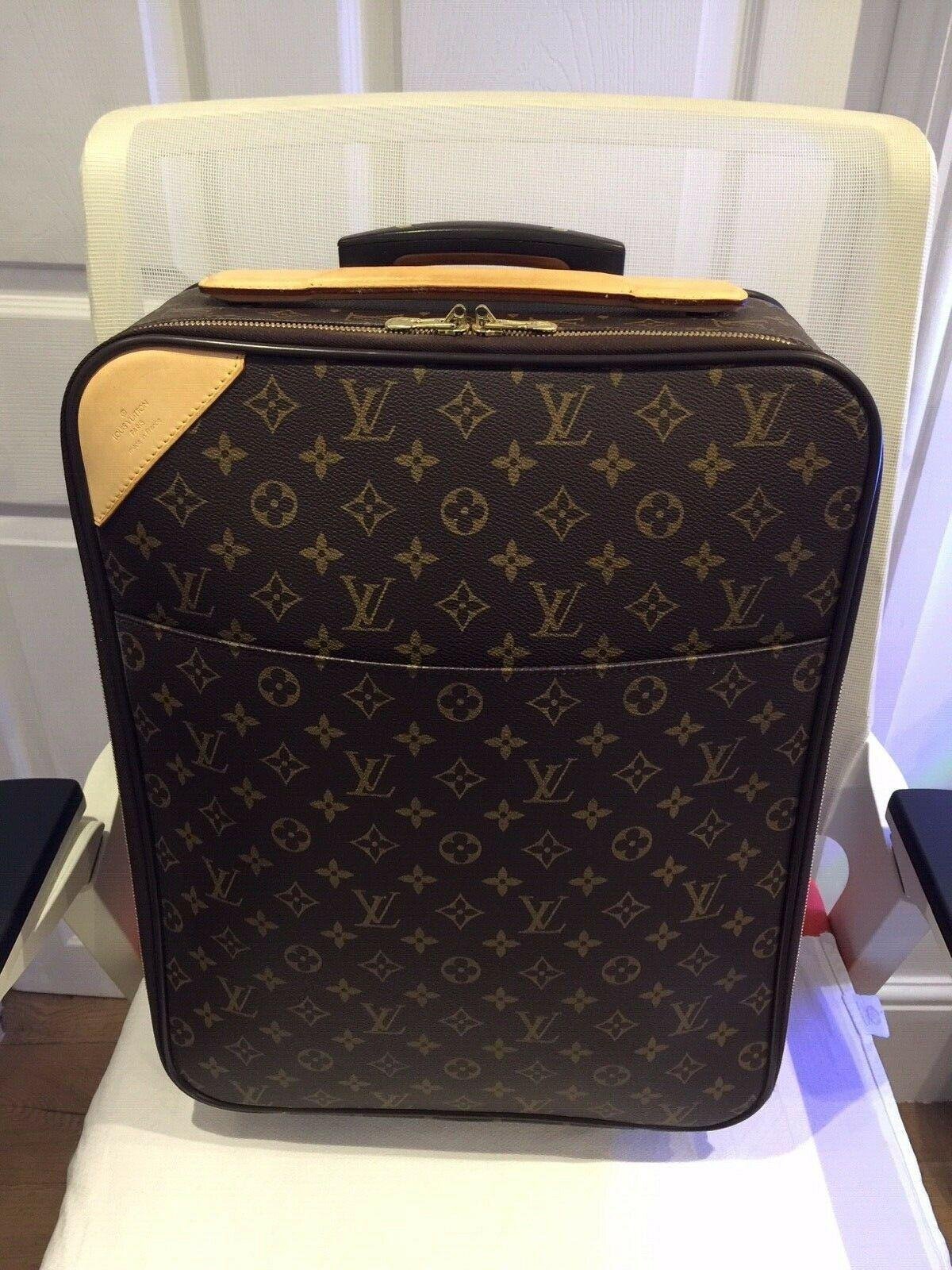               Pegase 55 Business Monogram Travel Rolling Suitcase #30667     ags 3