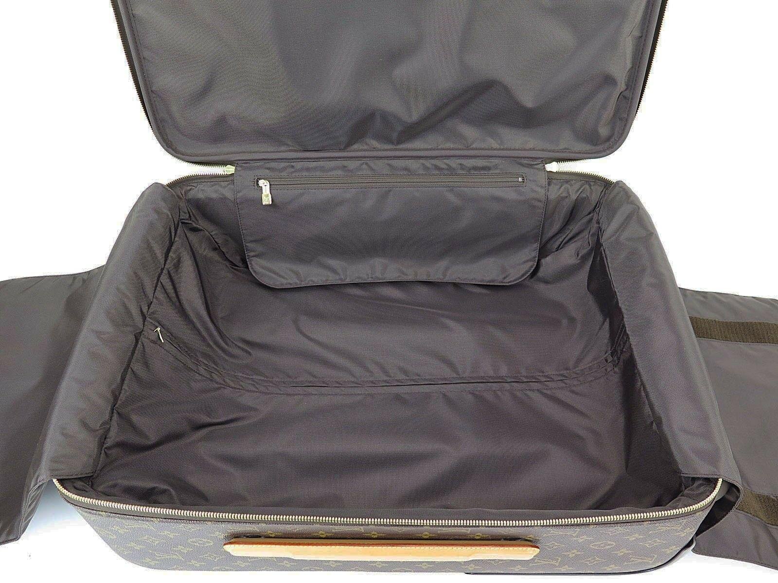               Pegase 55 Business Monogram Travel Rolling Suitcase #30667     ags 4