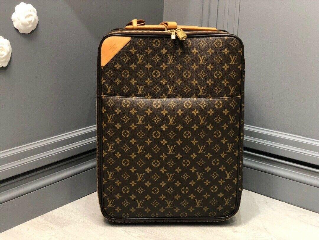               Pegase 55 Business Monogram Travel Rolling Suitcase #30667     ags