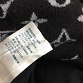 Louis Vuitton Black Monogram Jacquard Fleece Jacket 