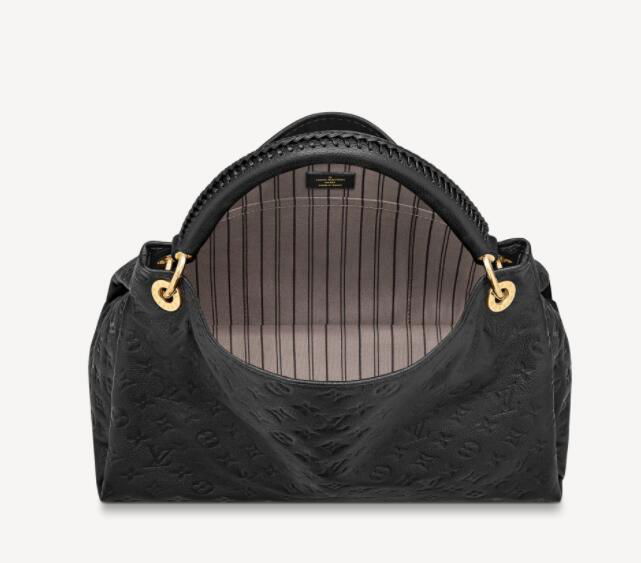 Louis Vuitton Black leather ARTSY MM Handbag
