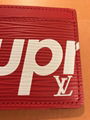 LOUIS VUITTON SUPREME EPI RED LEATHER CARD HOLDER PORTE CARTE BUY CHEAP LV SALE