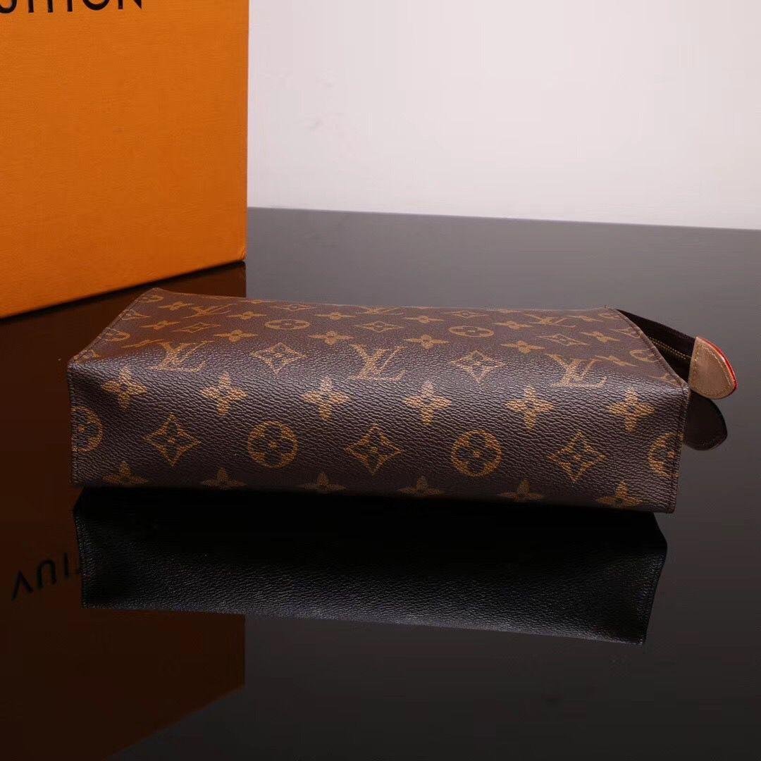 Louis Vuitton LV Toiletry Pouch M47542 Monogram luxury brand news wallet purse 