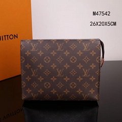                   oiletry Pouch M47542 Monogram luxury brand news wallet purse 