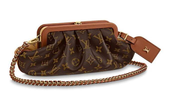 Louis Vuitton Boursicot EW LV M45229 Monogram Calfskin-leather fashion cluthes 