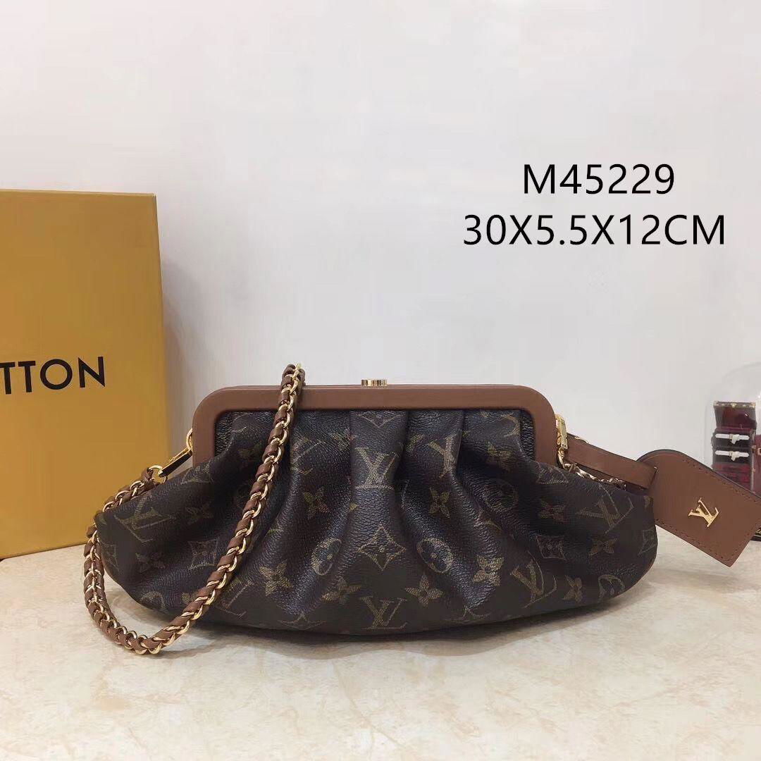               Boursicot EW     45229 Monogram Calfskin-leather fashion cluthes 