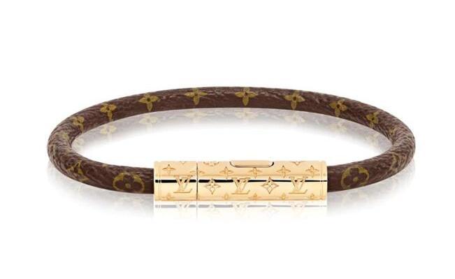                   onfidential Bracelet M6334E Monogram canvas strap luxury sale 5