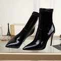 Gianvito Rossi ELITE stretch leather ankle boots