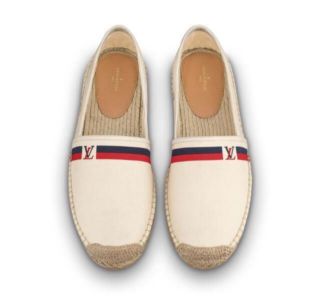               Bidart espadrille Flat Men     nitials cotton canvas Flats shoes 3