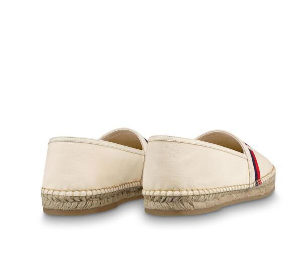               Bidart espadrille Flat Men     nitials cotton canvas Flats shoes 4