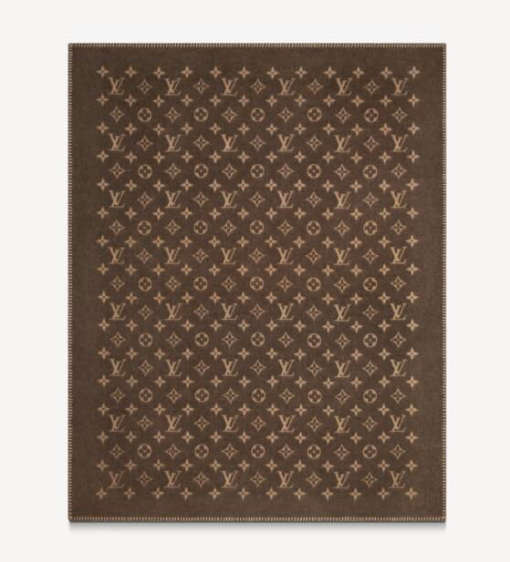 LOUIS VUITTON Monogram Eclipse Blanket