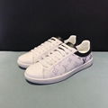 Louis Vuitton Luxembourg Sneaker 1A5E27 white grained calf leather laser-printed