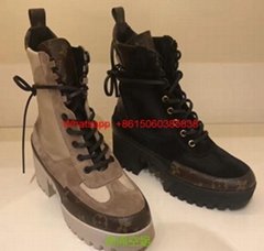                   aureate Platform Desert Boot 1A4XXZMonogram suede calf leather