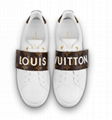 Louis Vuitton FRONTROW SNEAKER LV low top lace up sneaker shoes women 