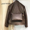 Louis Vuitton Monogram Admiral Jacket LV 1A5Q6E belt leather biker jackets men 