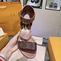 Louis Vuitton Passenger Flat Sandal LV 1A63ZZ ankle strap ladies fashion sandals