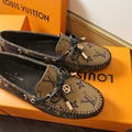 Louis Vuitton Gloria Flat Loafer LV 1A65IZ lace tips Monogram moccasin shoes 