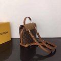 Louis Vuitton Dauphine Monogram Backpack PM LV M45142 magnetic lock women bags