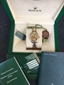 New ROLEX -26mm 18kt Gold & SS DateJust Factory Champagne Diamond Dial - 179163 