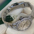Rolex Datejust 178240 31mm Midsize Diamond Bezel, Lugs And Band. Factory Dial