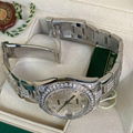 Rolex Datejust 178240 31mm Midsize Diamond Bezel, Lugs And Band. Factory Dial 12