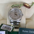 Rolex Unisex Datejust 116234 Steel 36mm Factory MOP Diamond Dial, Diamond Bezel