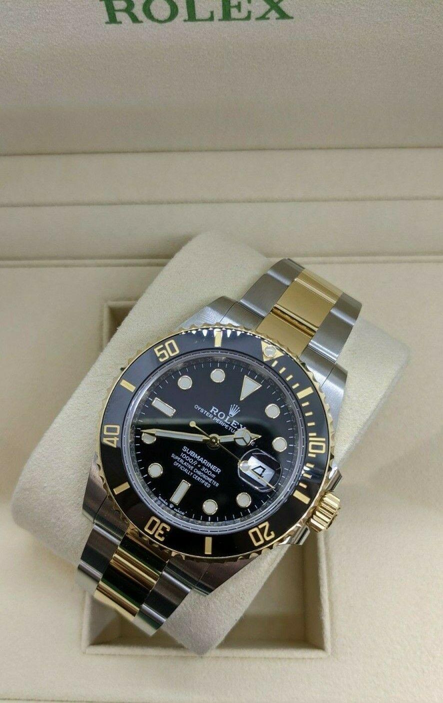 2020 Rolex Submariner 126613LN 18K Gold & Steel Automatic Watch - Box & Papers 2