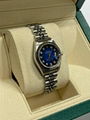 Rolex Ladies Datejust 79174 Blue Diamond Dial Stainless Steel Box Papers 2002 6