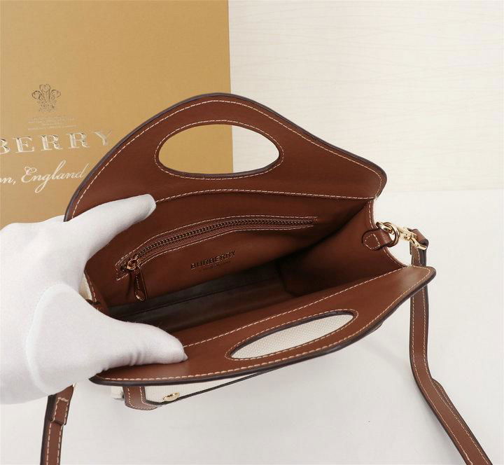 Burberry mini two tone pocket bag 