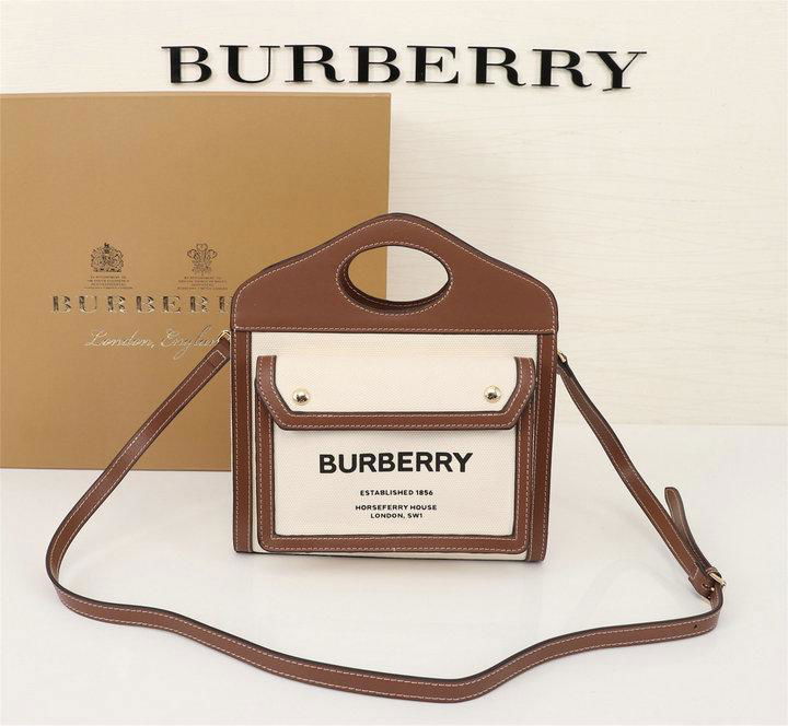 Burberry mini two tone pocket bag 