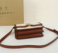 Burberry Small Two-tone Canvas and Leather TB Bag