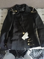 VERSACE Women SAFETY PIN WOOL BLAZER 