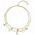               Blooming Strass Necklace Women     old necklaces 