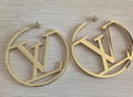 Louis Vuitton LOUISE HOOP EARRINGS