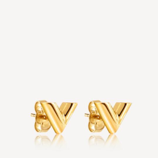  Louis Vuitton ESSENTIAL V STUD EARRINGS