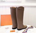 Hermes Knight stud knee boots 