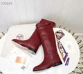 Hermes Knight stud knee boots 