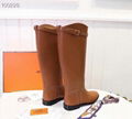 Hermes Knight stud knee boots 