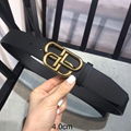 Balenciaga BB leather belt 