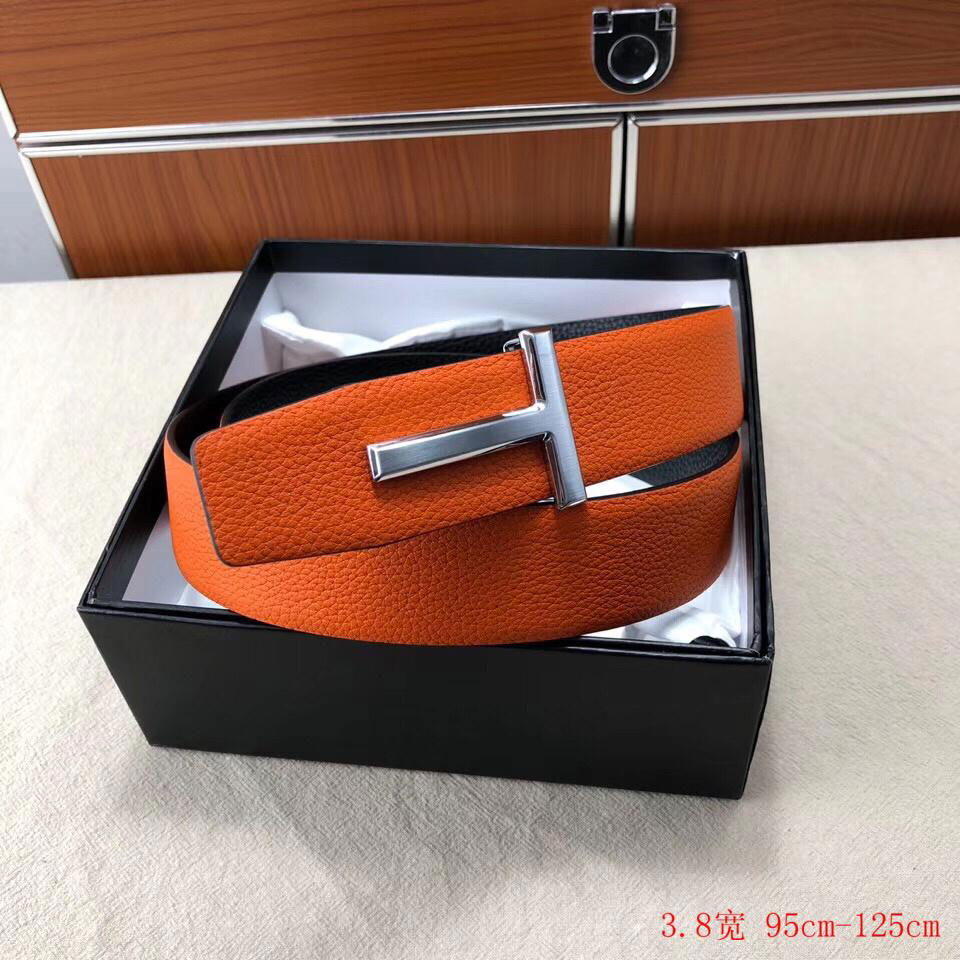 Tom Ford Signature T Buckle Reversible belt