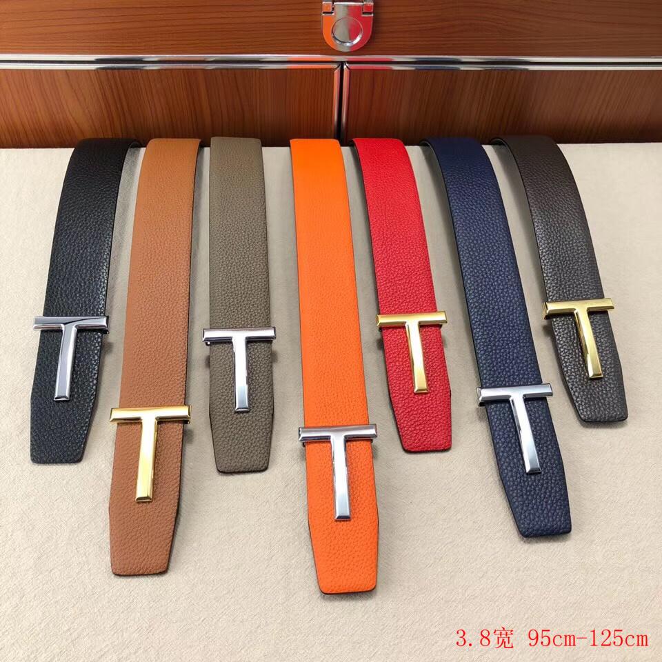 Tom Ford Signature T Buckle Reversible belt