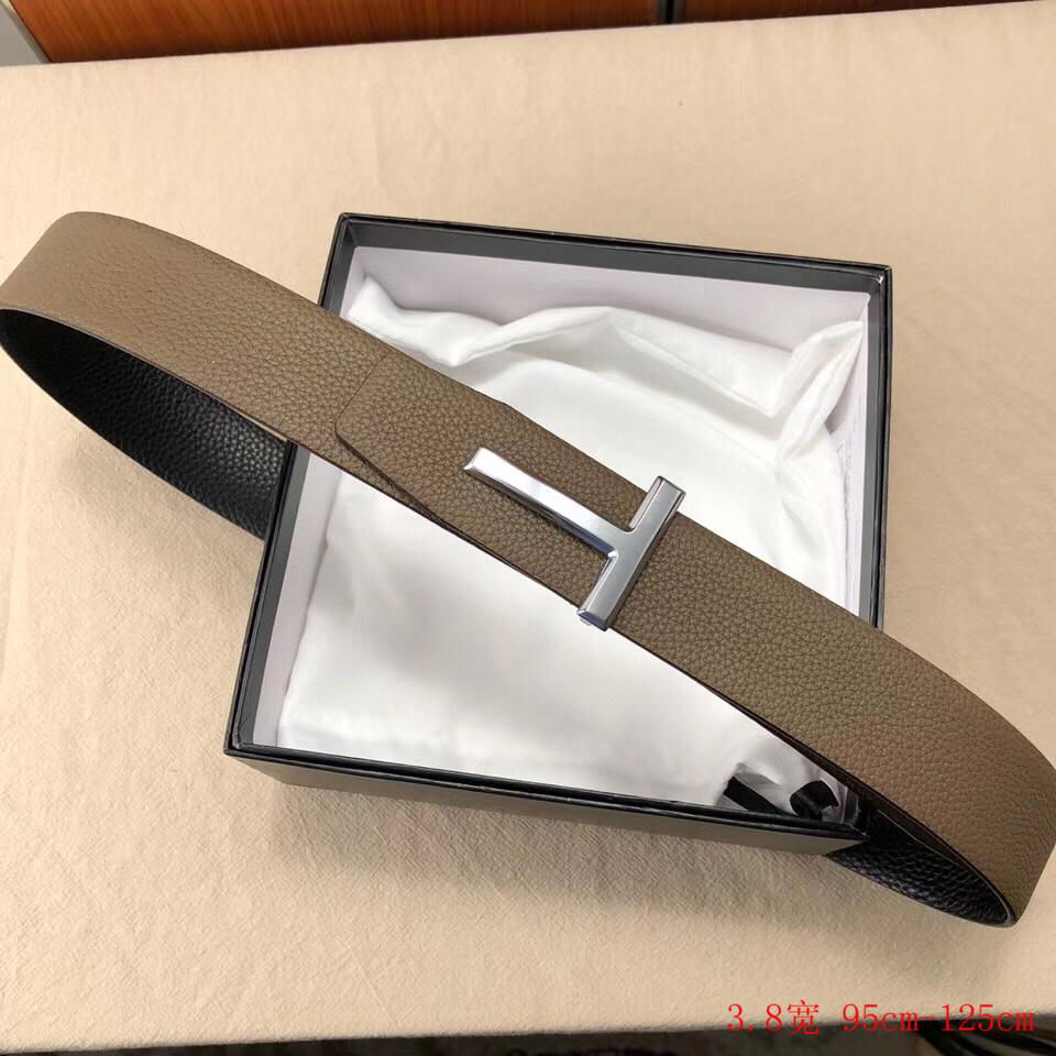 Tom Ford Signature T Buckle Reversible belt