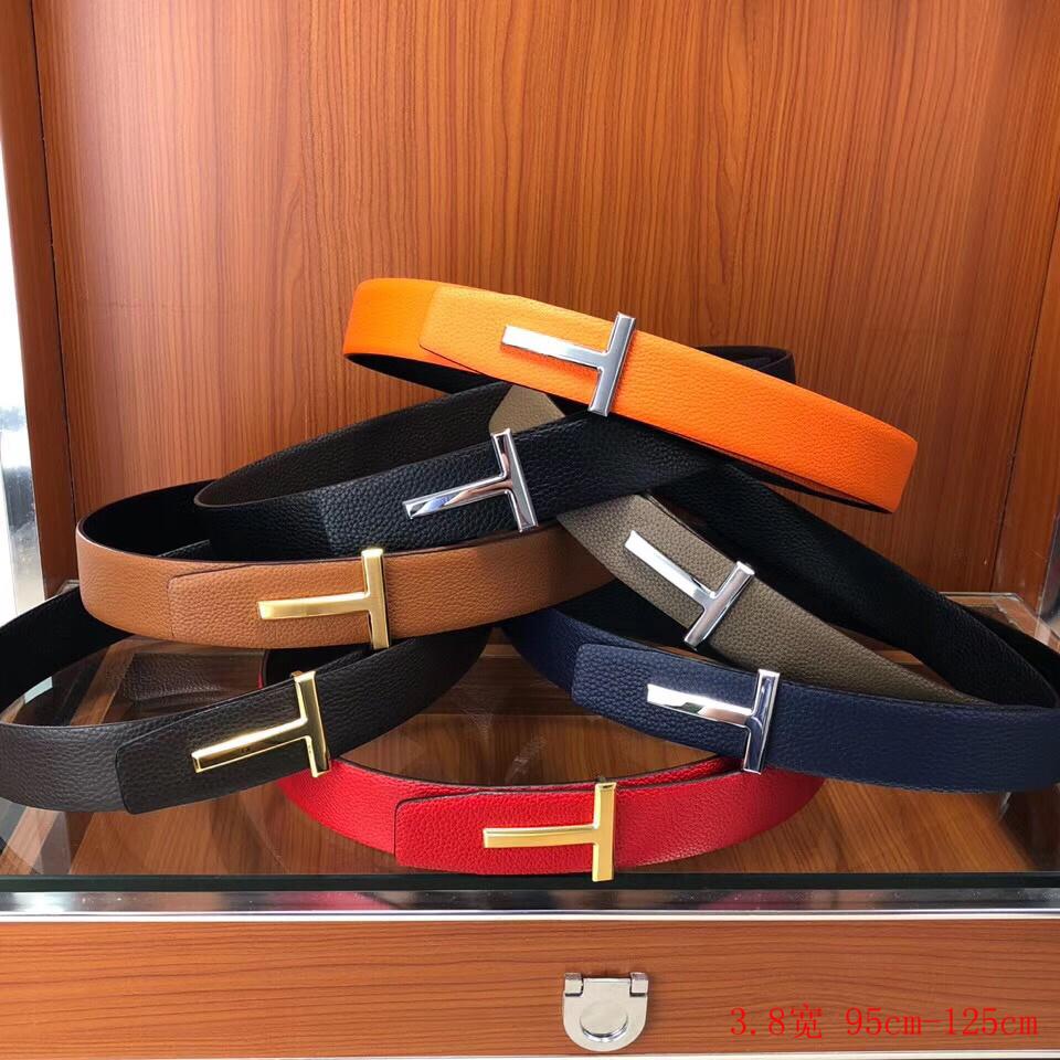 Tom Ford Signature T Buckle Reversible belt